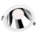 Ledvance Downlight LED Comfort UGR19 Aluminium 30W/25W/20W 3600lm/3000lm/2400lm 100D - 930-940 CCT | Ritaglio 200mm- IP44 - Miglior Resa Cromatica