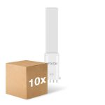 Confezione Multipack 10x Noxion Lucent PL-S LED 4.3W - 830 Luce Calda -  | 4-Pin - Sostitutiva 9W