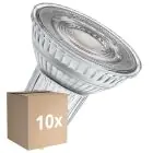 Confezione Multipack 10x Ledvance LED Riflettore GU10 PAR16 6.1W 575lm 60D - 930 Luce Calda -  Luce Calda - | Dimmerabile - Sostitutiva 80W
